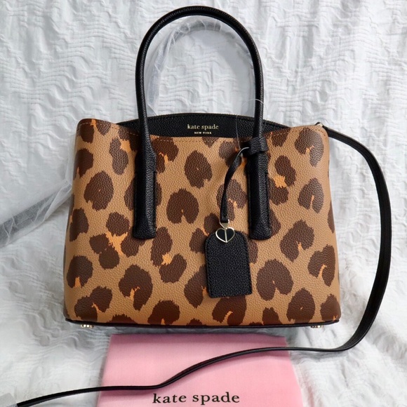 Kate Spade New York Margaux Leopard Print Satchel - Picture 8 of 13